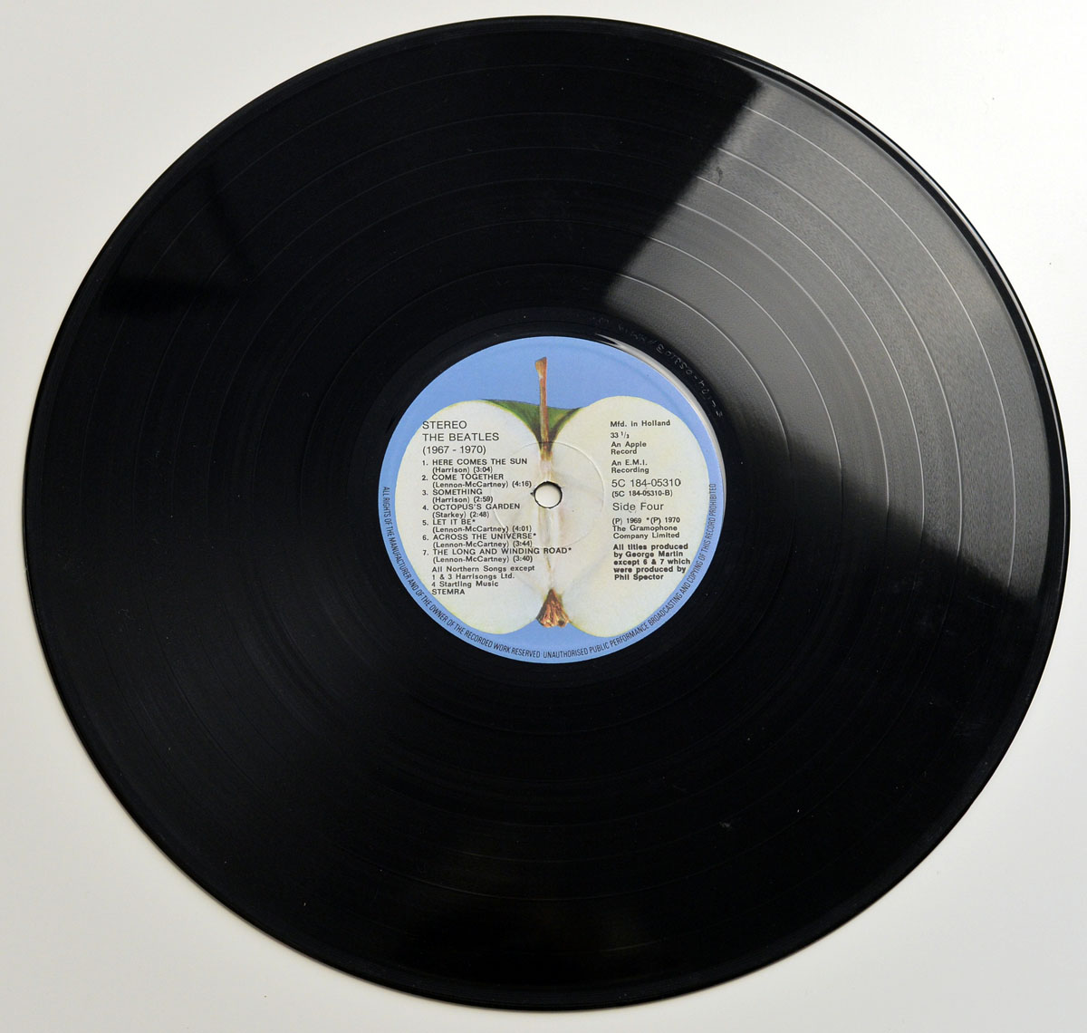 High Resolution Photo THE BEATLES 1967-1970 ( Blue Album Gatefold Cover ) 